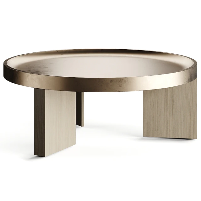 Minotti LOUVER Outdoor Metal Table — Descargar