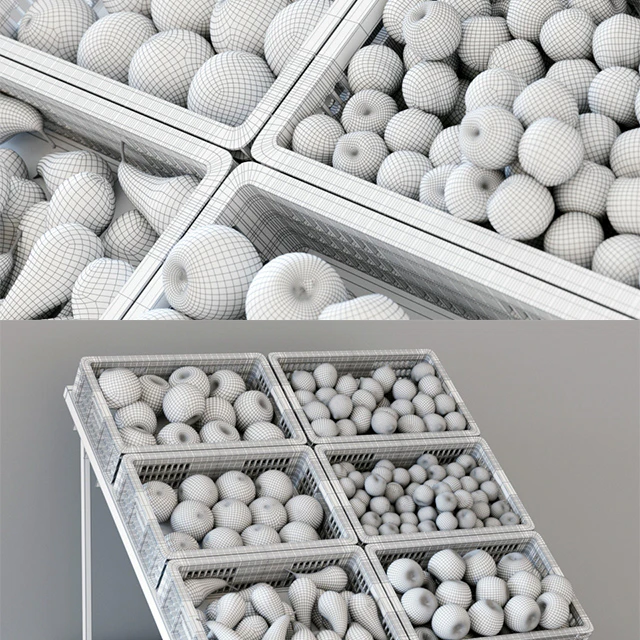 Rack with fruits — Descargar