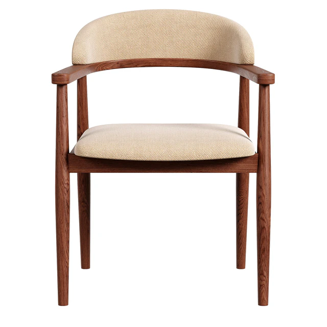 Modrest Cohen Walnut Dining Chair — Скачать