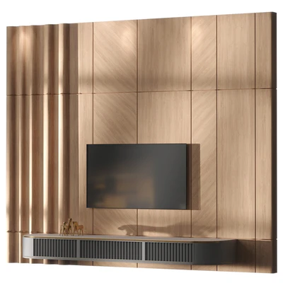 Tv set wall 05 — Вид 1