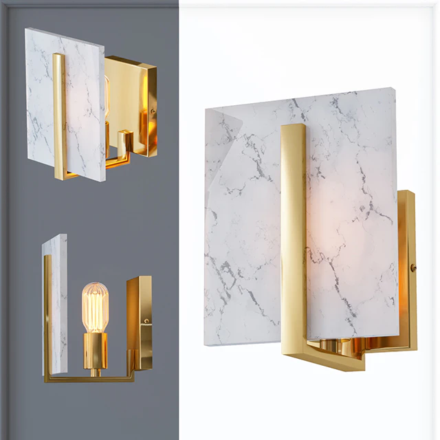 Marble square Wall Lamp — Descargar