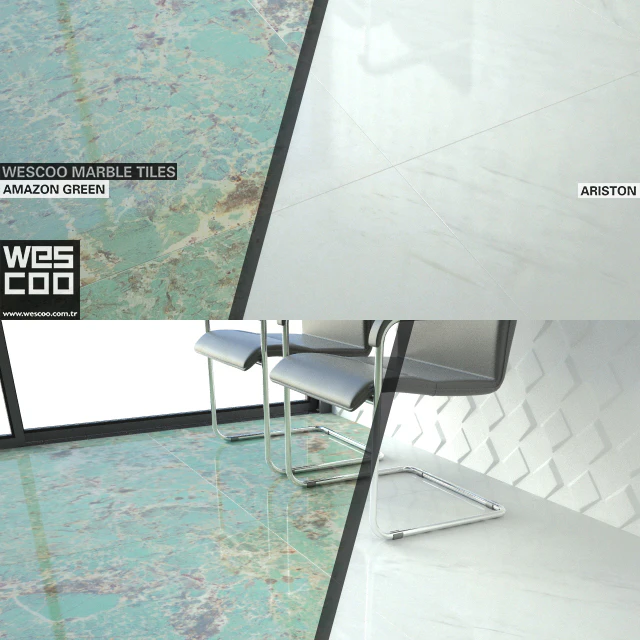 WESCOO Marble Tiles AMAZON GREEN, ARISTON — Descargar