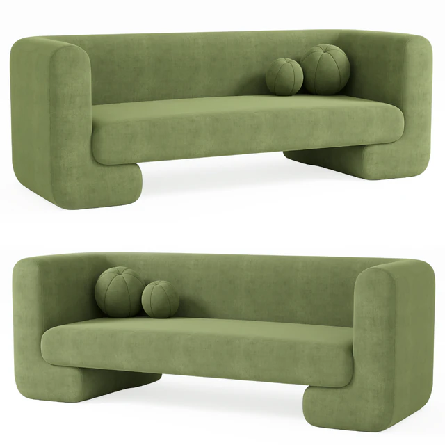 Moma Fabric Sofa — Скачать