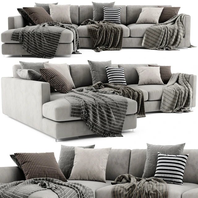 Flexform Magnum Chaise Longue Sofa 2 — Скачать