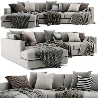 Flexform Magnum Chaise Longue Sofa 2 — Вид 1