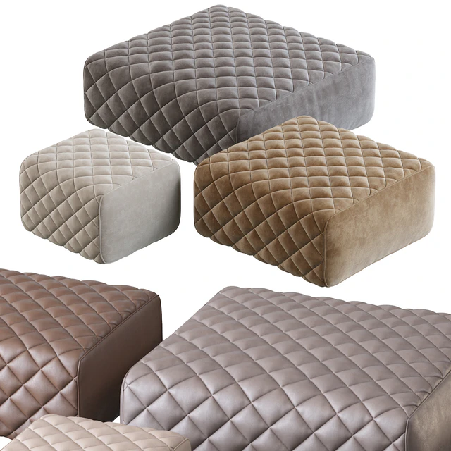 ASHLEY Pouf by Minotti — Download