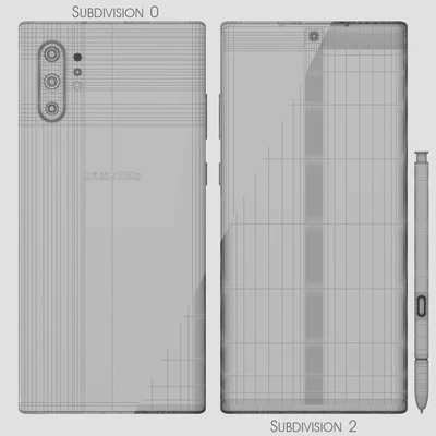 Samsung Galaxy Note 10 PLUS Black — Ver 3