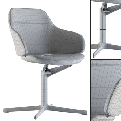Office Chair Modern Fabric — Ver 4