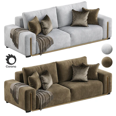modern gray sofa — Ver 1