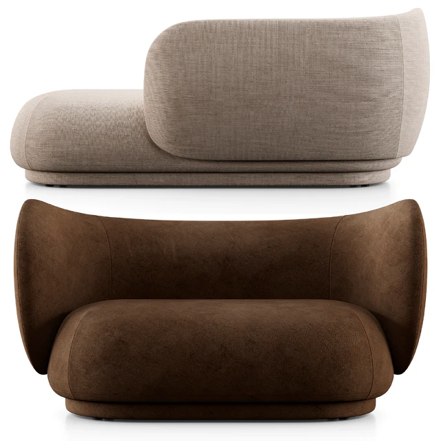 Rico Divan And 2 Seat Sofa By Ferm Living — Descargar