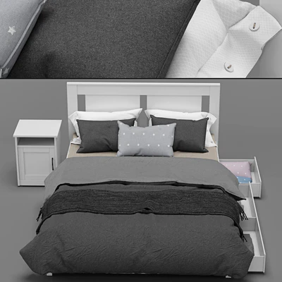 Songesand  Bed Ikea Version 2 — Вид 3