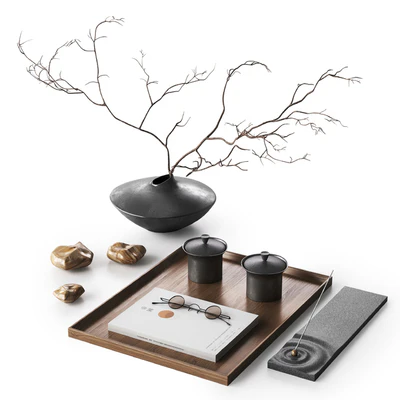 Japandi decorative set — Ver 1