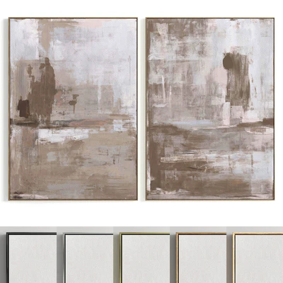 Plaster Two Photo Frame R-167 — View 1