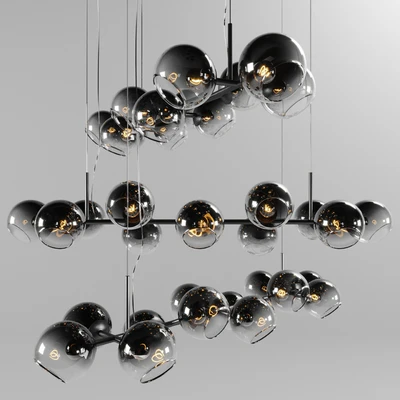 Chandelier west elm Staggered Glass Chandelier - 12-Light — Descargar