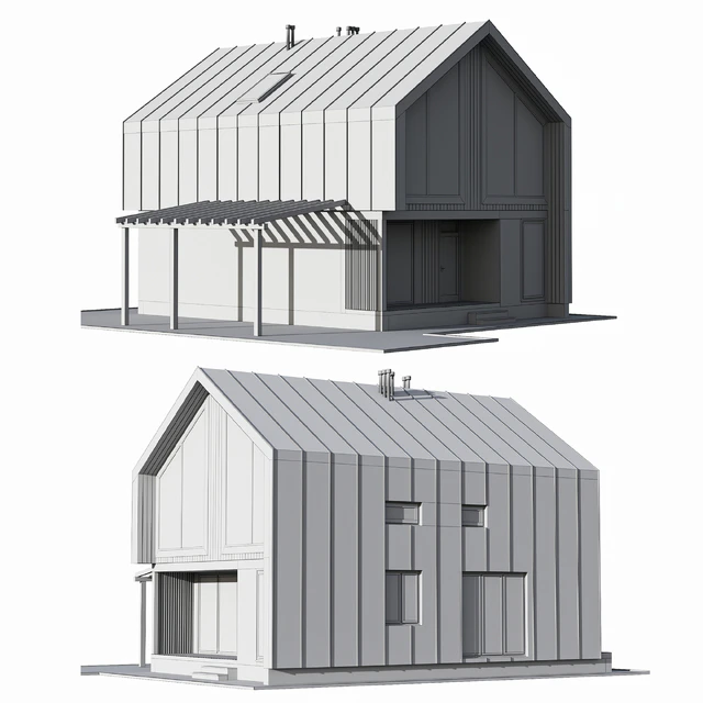 Barnhouse with carport — Descargar