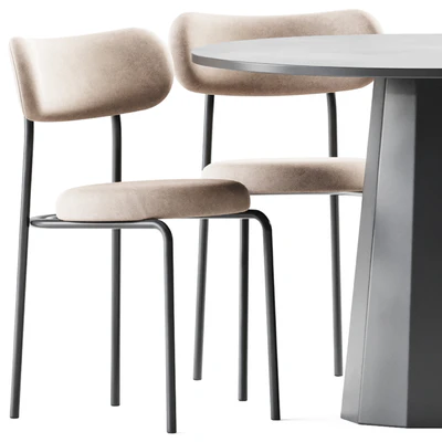 Dix Table and Loop Chair by Connubia — View 4