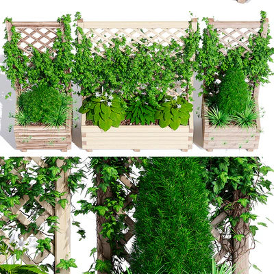 Planter with lattice — Ver 3