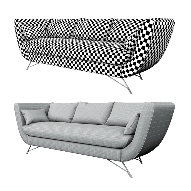 Noor 3 Seater Rode Design — Descargar
