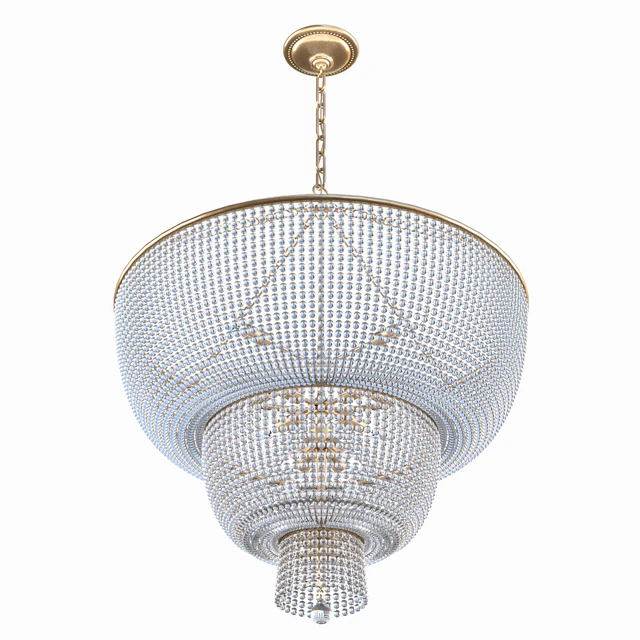 Jacqueline Two-Tier Chandelier in Hand-Rubbed An — Скачать