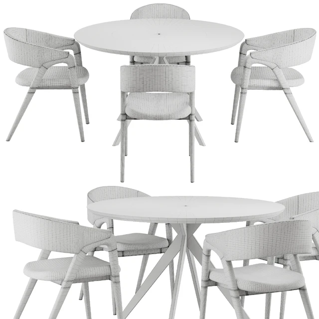 Dinning chair and table set3 — Descargar
