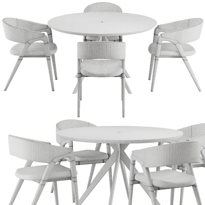 Dinning chair and table set3 — Ver 4