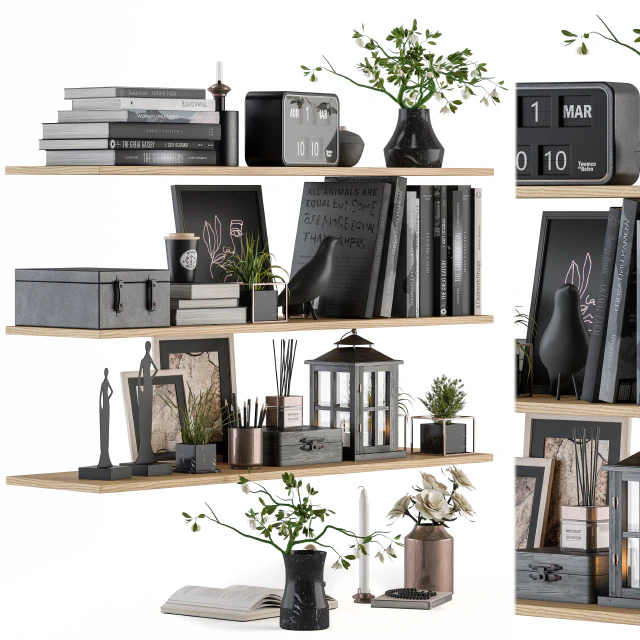 Decorative Set on Shelves — Descargar