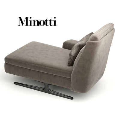 Шезлонг (кресло) Spencer Chaise Longue от Minotti — Вид 3