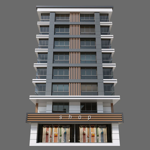 Modern Residential Building 34 — Скачать
