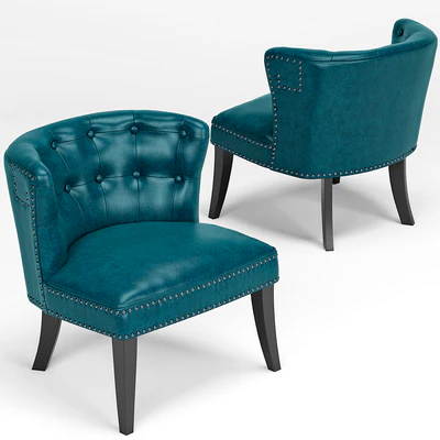 Lone Saphire Barrel Chair, San Telmo Dining Table — Вид 2