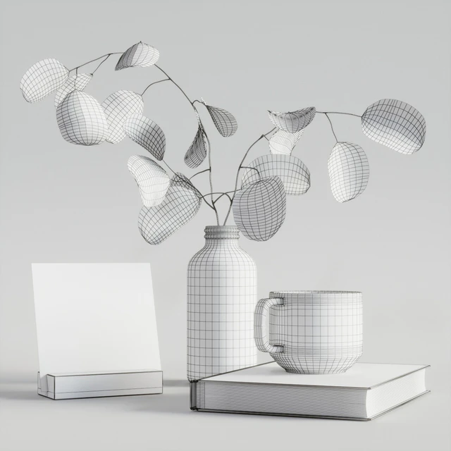decorative set with eucalyptus branch 2 — Descargar