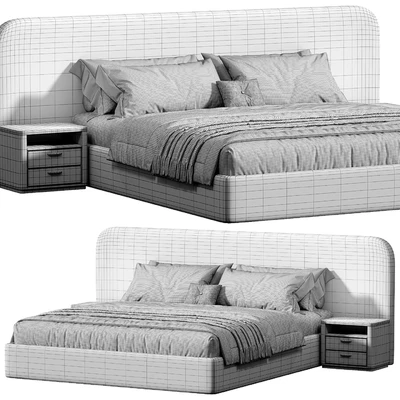 Snow Boucle Bed By Houseofisabella — Ver 5