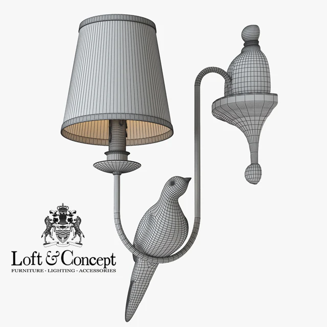 Bra Norman Bird Wall Lamp one — Descargar
