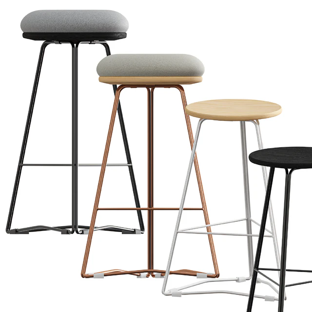 TRI650 Soft Top Stool by Hunt Furniture — Descargar