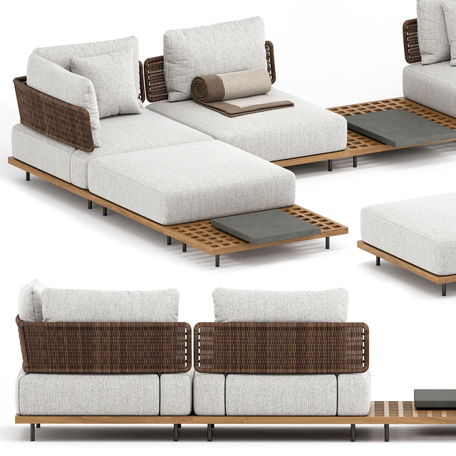 QUADRADO OUTDOOR SOFA by Minotti — Descargar
