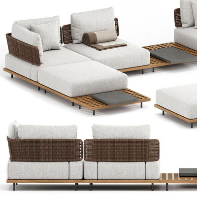 QUADRADO OUTDOOR SOFA by Minotti — Ver 5
