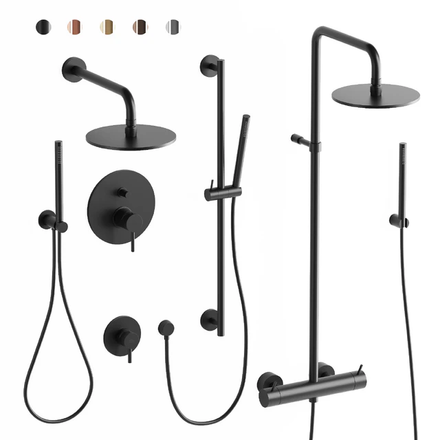 Душевые кабины Arblu Icaro + душевые системы Paffoni set 2 — Скачать