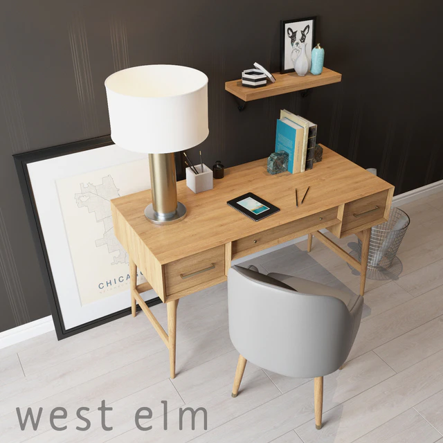 West Elm Mid-Century Desk — Descargar