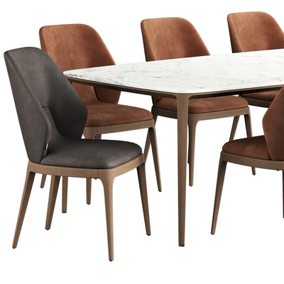 Poliform HENRY Table EMPORIO CHAIR — Вид 3