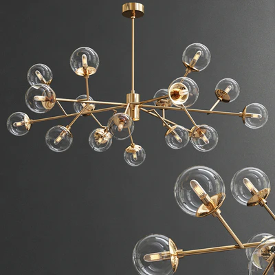 Collection of Glass Chandelier 2 — Ver 2