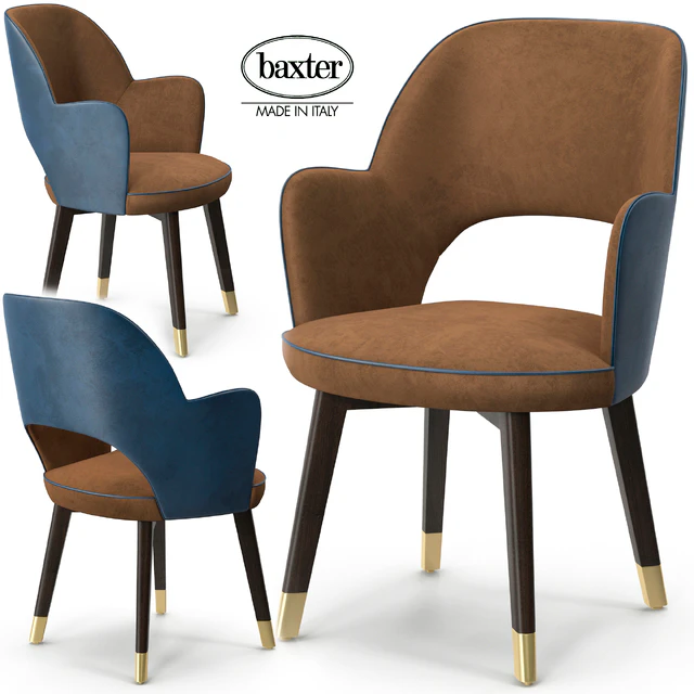 Baxter Colette chair with armrest — Descargar