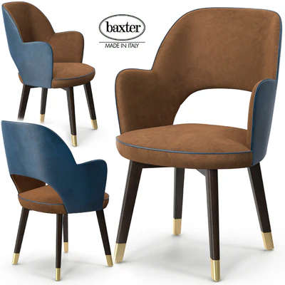 Baxter Colette chair with armrest — Ver 1