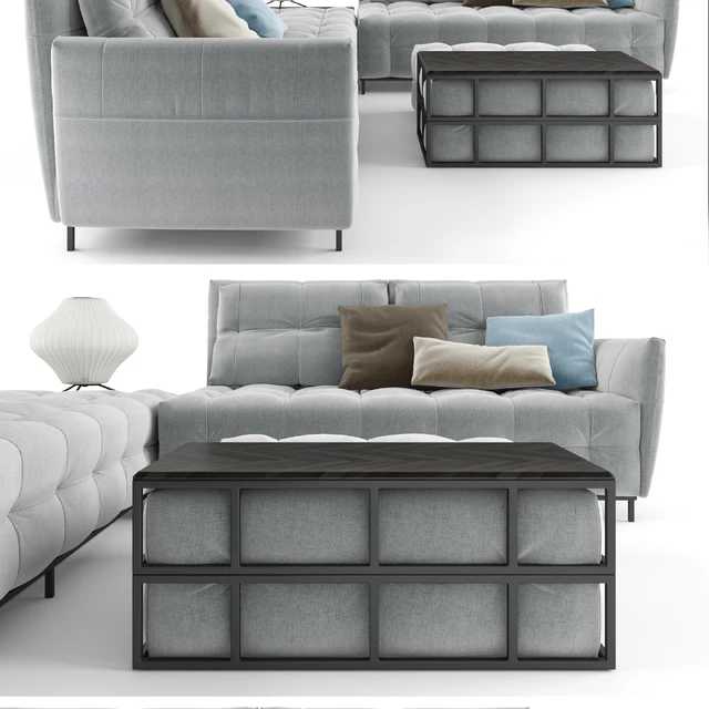 Poliform Sofa Set Gray — Descargar