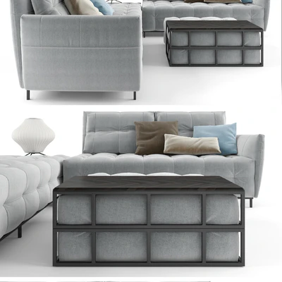Poliform Sofa Set Gray — Ver 2