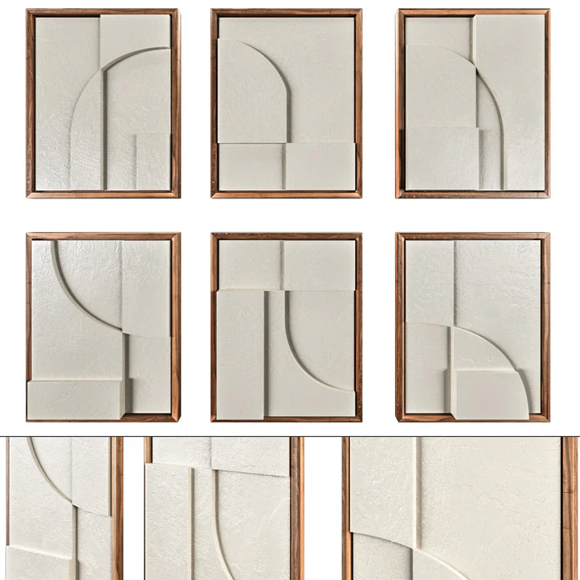 Plastart - set of 6 reliefs — Скачать