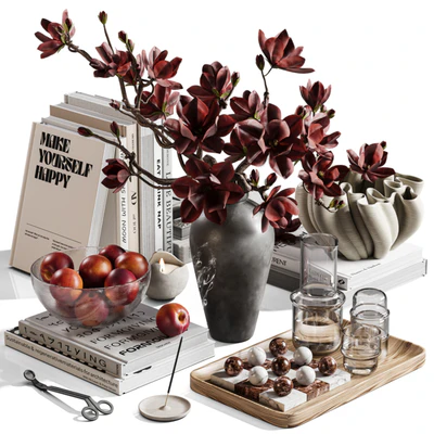 Decorative Tabletop with Magnolia Touch — download