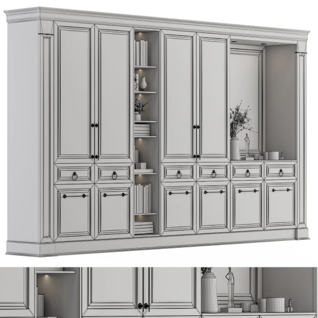 Hallway 22 - White and Wood Classic Set — Descargar