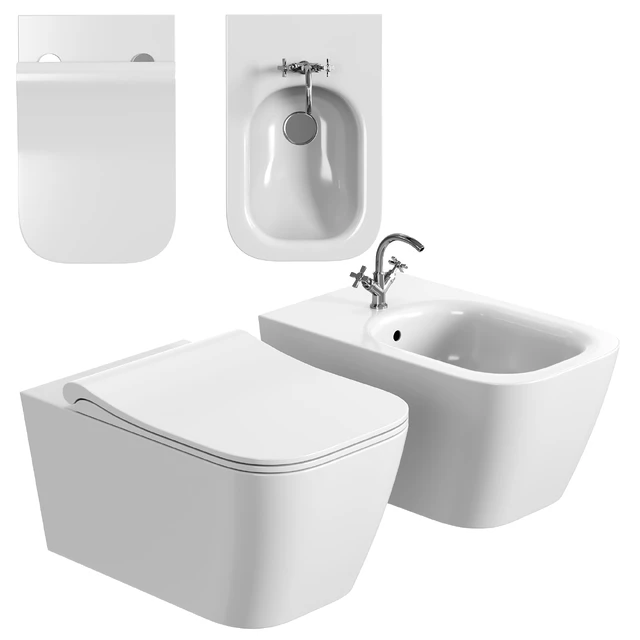 Toilet By GSI ceramica NUBES — Descargar