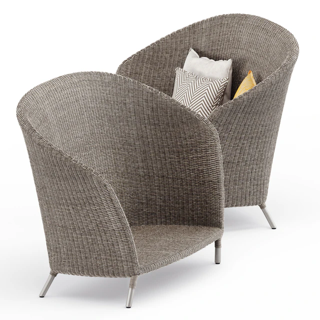 Strada high back settee 2 seat by Janus et Cie — Скачать