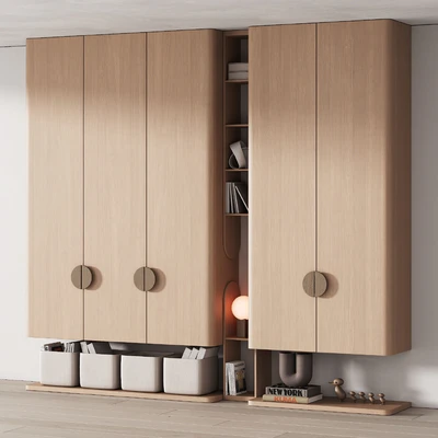440 furniture for children 04 cupboard with toys and decor in 3 colors — Ver 4