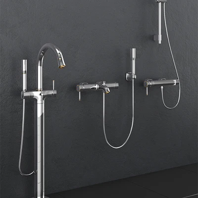Смесители для ванны и душа GROHE | Grandera Gold set 27 — Вид 2
